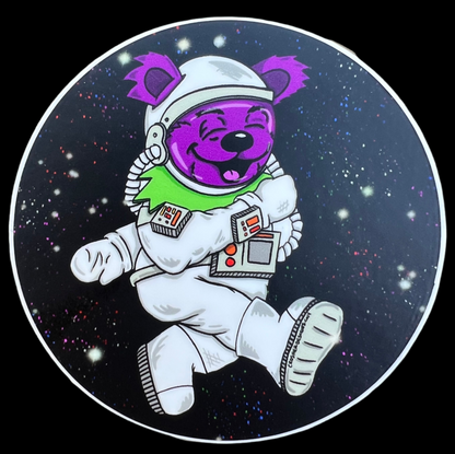 Space Bear - vinyl  sticker