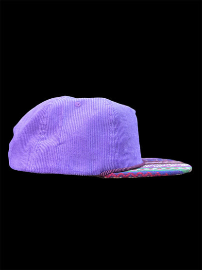 Native Bolt - Purple Corduroy Hat