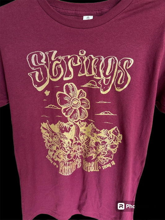 *medium only* Burgundy/Gold Fiddler’s Green Billy Strings-inspired shirt