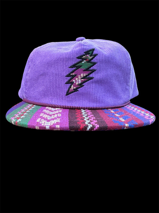 Native Bolt - Purple Corduroy Hat