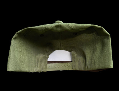 Blaze On - Olive Green Ripstop Hat