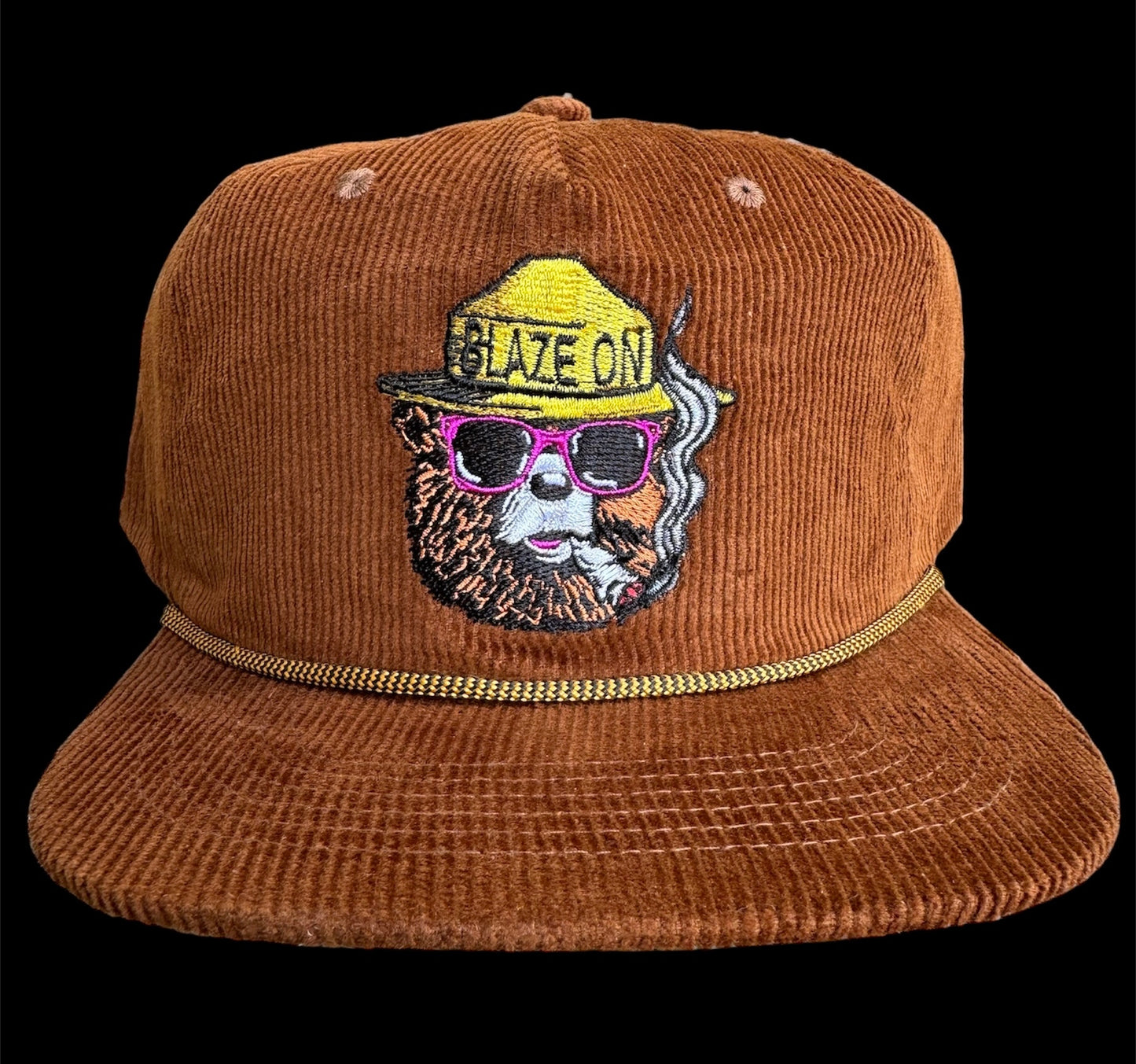 Blaze On - Brown Corduroy Hat