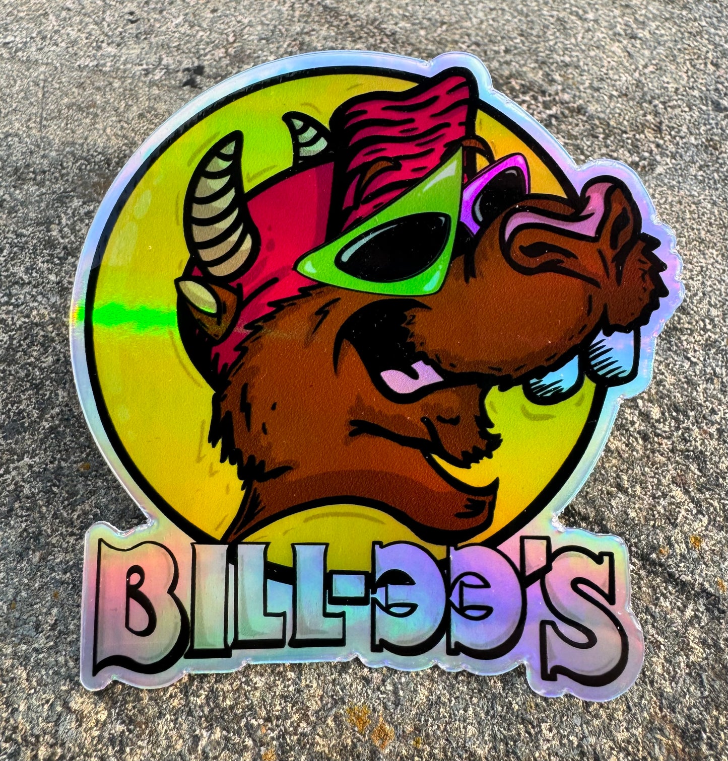 STICKER ~ Bill33’s mashup ~Holographic Foil - Billy Strings BMFS