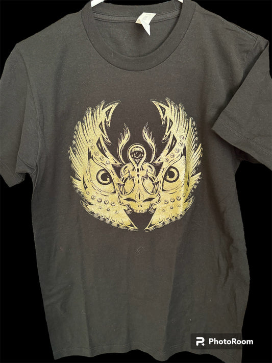 Gold Scarab on Black - Grateful Dead Shirt