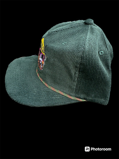 Blaze On - Forest Green Corduroy Hat