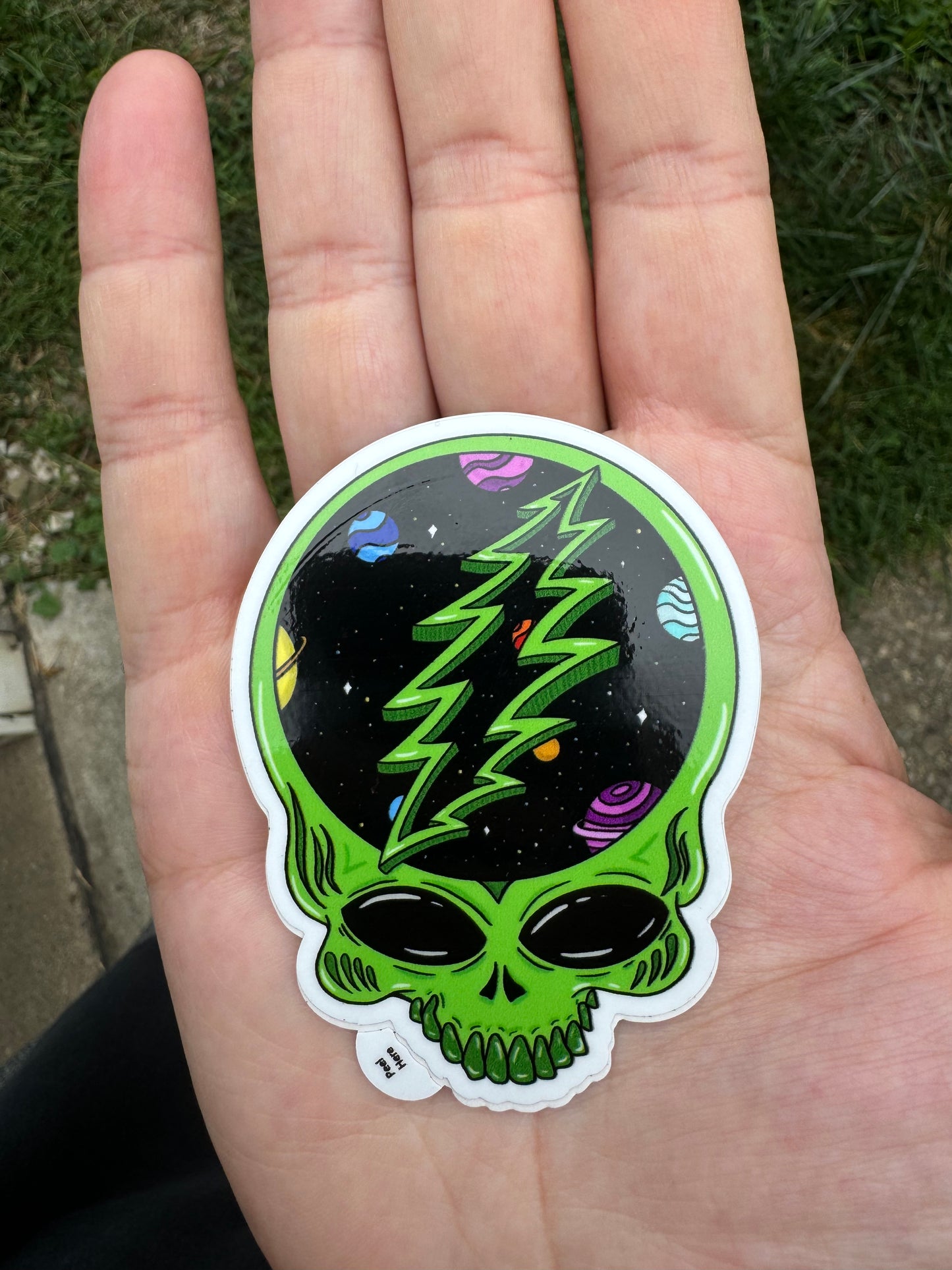 Alien Stealie - sticker