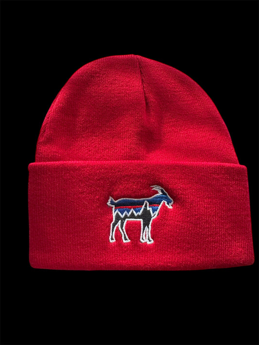 Red - Patagoatia Beanie Hat