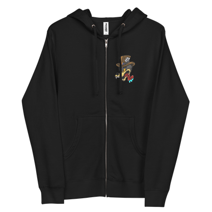 Dire Wolf - Dire Wolf Independent Brand Unisex fleece zip up hoodie