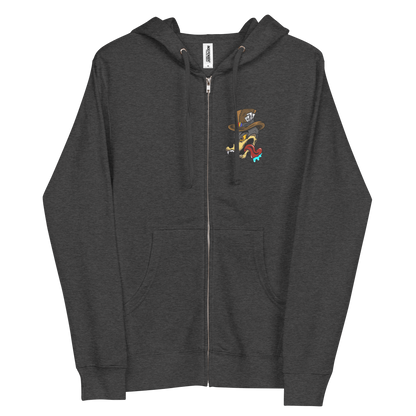 Dire Wolf - Dire Wolf Independent Brand Unisex fleece zip up hoodie