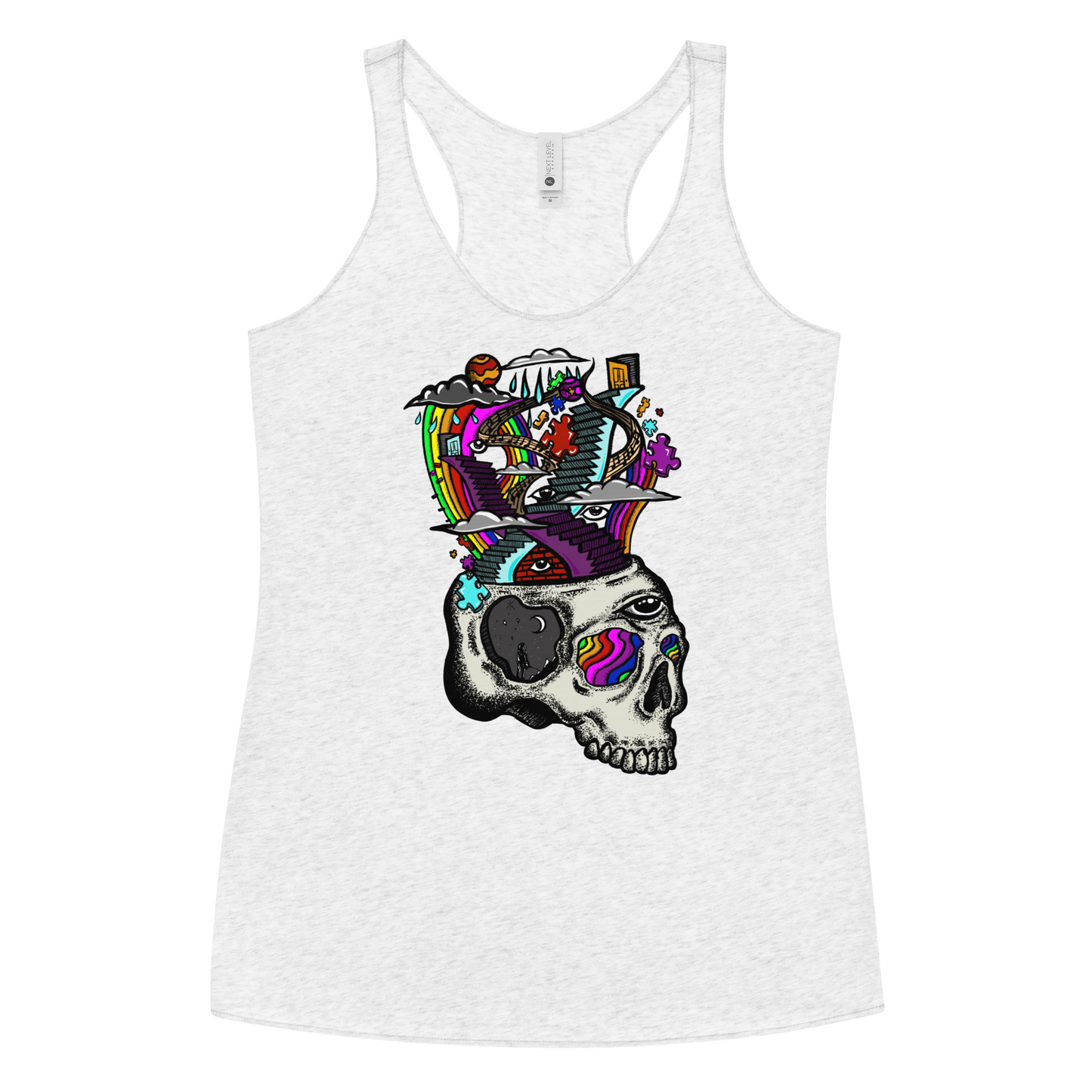 Know It All - Next Level Women's Racerback Tank