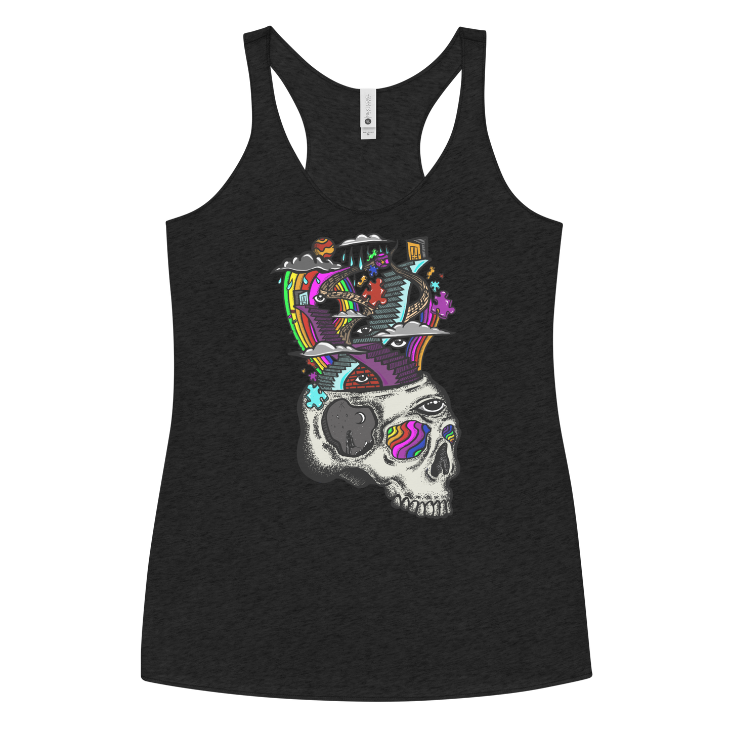 Know It All - Next Level Women's Racerback Tank