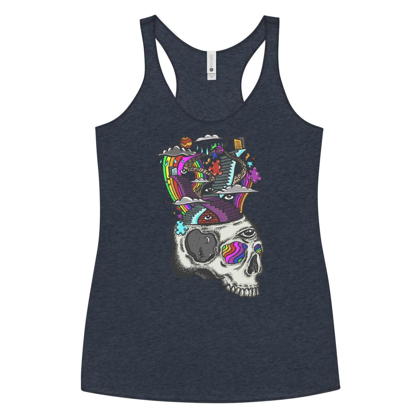 Know It All - Next Level Women's Racerback Tank