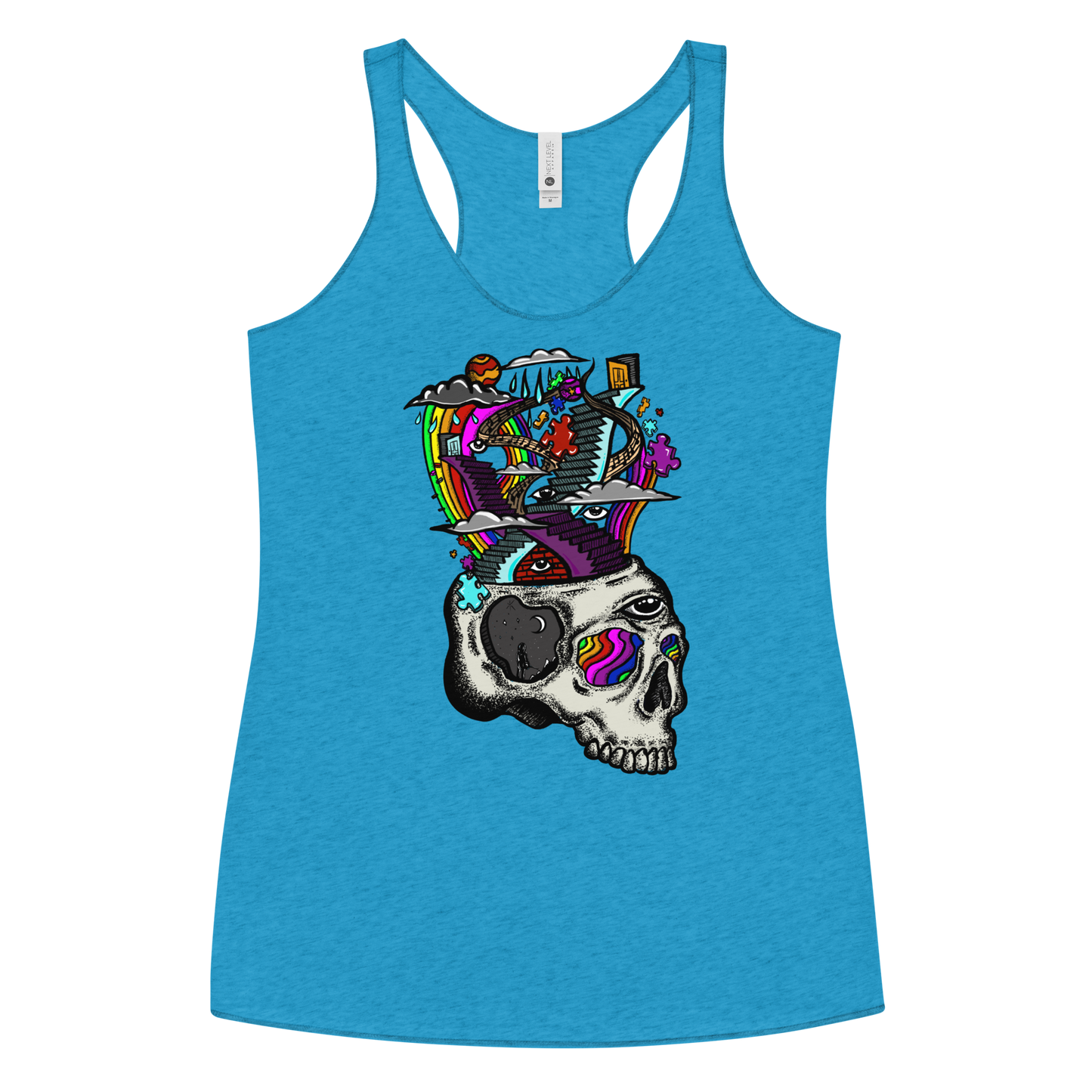 Know It All - Next Level Women's Racerback Tank