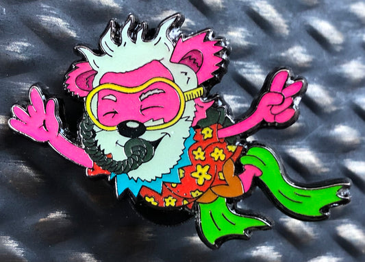 Hot Pink Scuba Bear