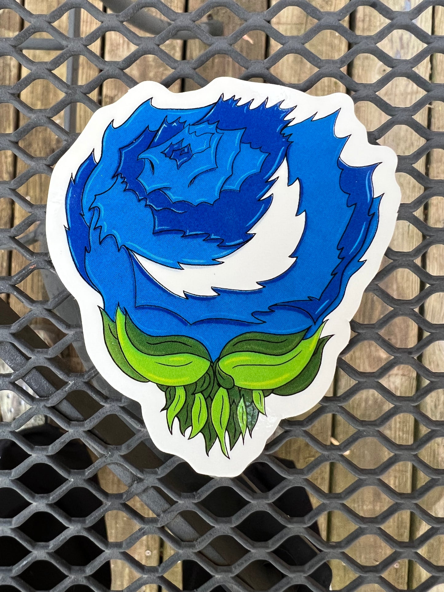 Blue Rose - sticker